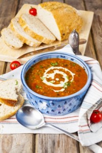 Lentil Soup and Bread