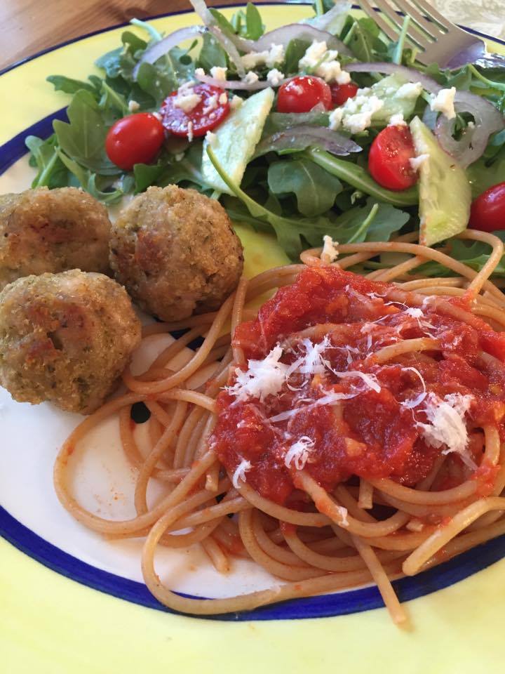 Chicken Pesto Parmesan Meatballs (quick video + recipe)