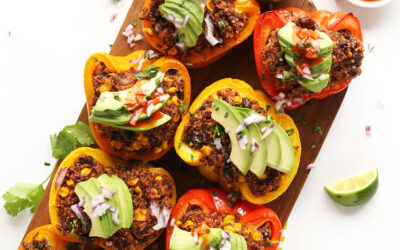 Mexican-inspired Quinoa Stuffed Peppers