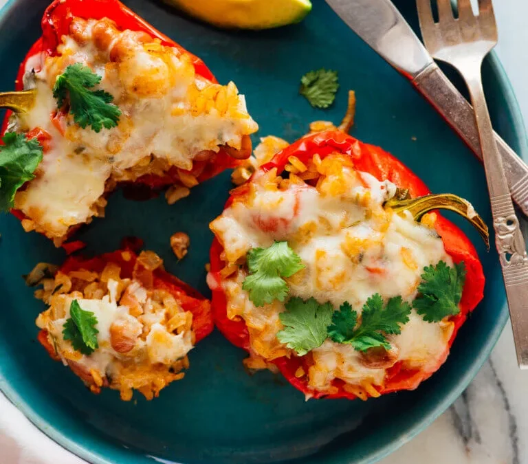 Stuffed Peppers + best jarred tomato sauce