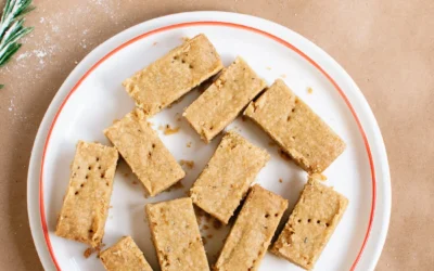 Lemon, Rosemary and Olive Oil Shortbread